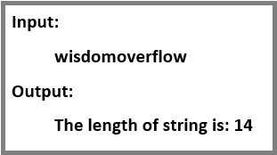 To find string length using recursion
